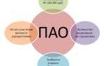 Чем отличается ооо от пао