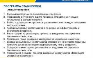 Какой максимальный срок стажировки на каждом рабочем месте