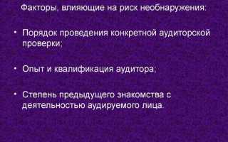 Какая взаимосвязь между существенностью и аудиторским риском