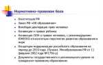 Что такое нормативно правовая база