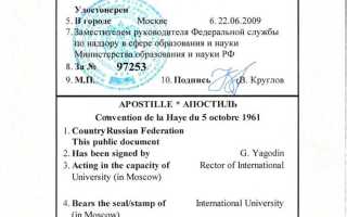 Как подать диплом на апостиль