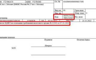 Идентификатор платежного документа что это