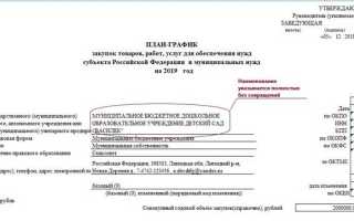 На какой срок составляется план закупок