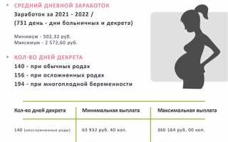 Как рассчитать ежемесячные выплаты в декрете