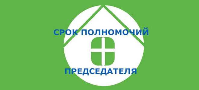 На какой срок избирается председатель снт по 217 фз