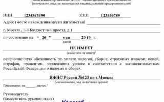 Как выглядит справка 67ф из налоговой