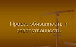 На кого возлагается непосредственная ответственность и обязанность