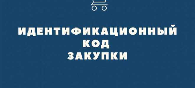 Кто устанавливает порядок формирования идентификационного кода закупки