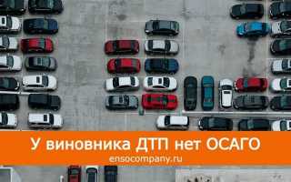 Если у виновника дтп нет осаго кто возмещает ущерб пострадавшему