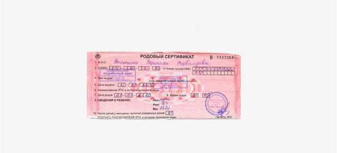 Родовой сертификат 2023 когда выдадут