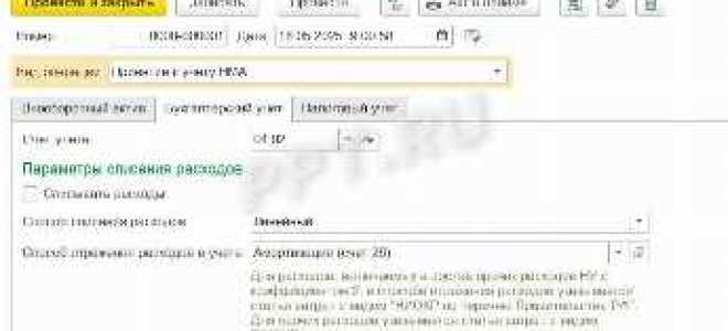 Как списать ниокр в бухучете