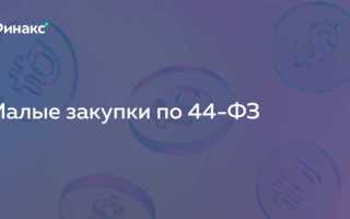 Какую сумму не должны превышать малые закупки