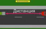 Какая дистанция должна быть между автомобилями по пдд