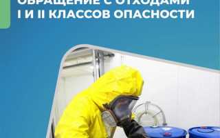 Как утилизировать отходы 1 2 класса опасности