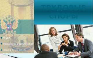 Какие органы рассматривают индивидуальные трудовые споры