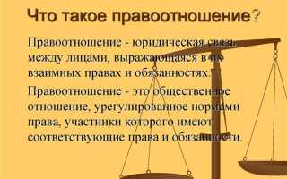 Относительное правоотношение это правоотношение в котором