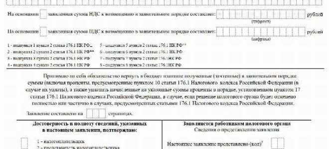 Какие условия необходимо соблюдать для возврата ндс