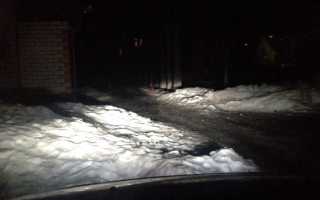 На сколько метров светит ближний свет фар