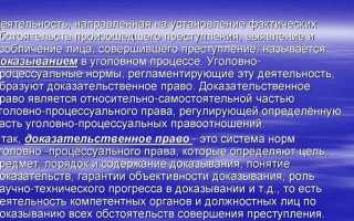 Какое из перечисленных действий не входит в процесс доказывания