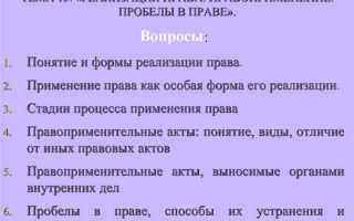 С какой целью осуществляют правоприменение