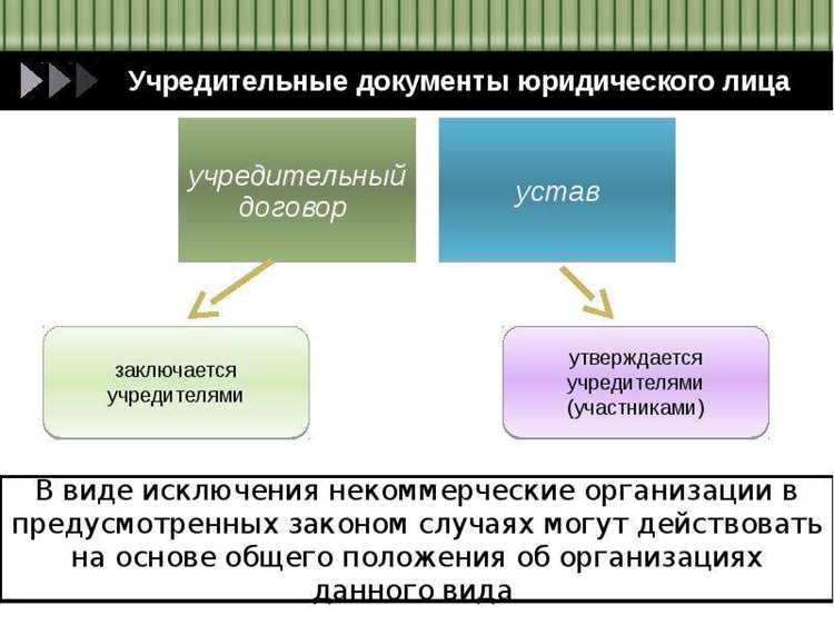 Что относится к учредительным документам юридического лица