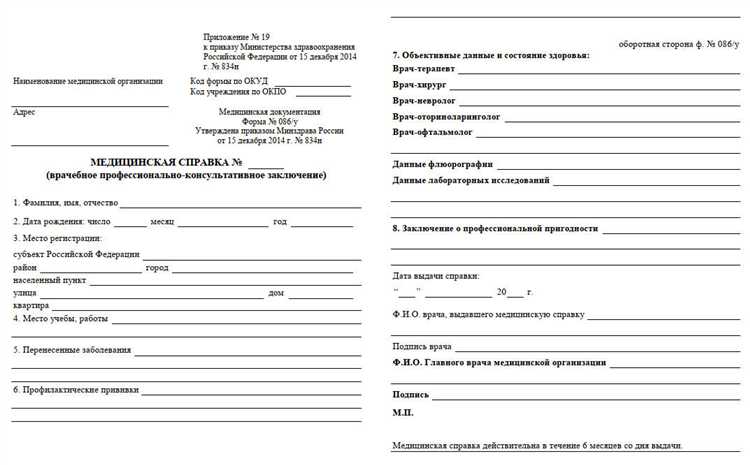 Срок действия справки 086/у и особенности её обновления