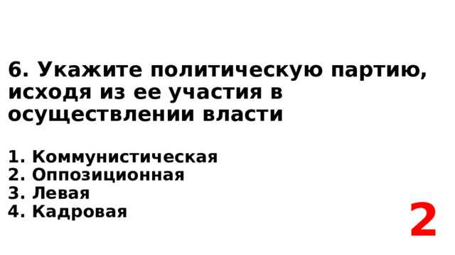 Влияние фракционной принадлежности на голосование и выработку решений