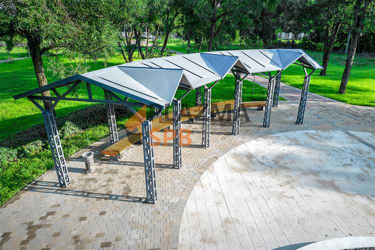 Правила установки скамеек, урн и навесов во дворах жилых домов