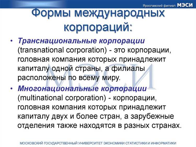 Распределение управленческих полномочий между компаниями группы