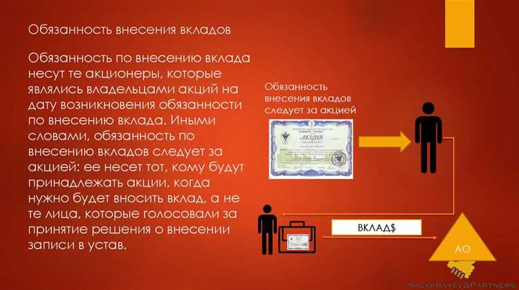 Понятие и правовая природа вклада в имущество общества