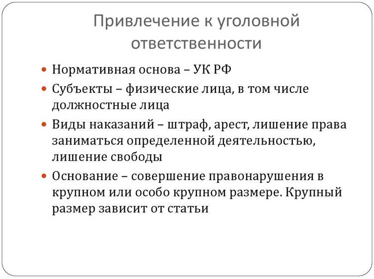 Понятие и роль основания уголовной ответственности
