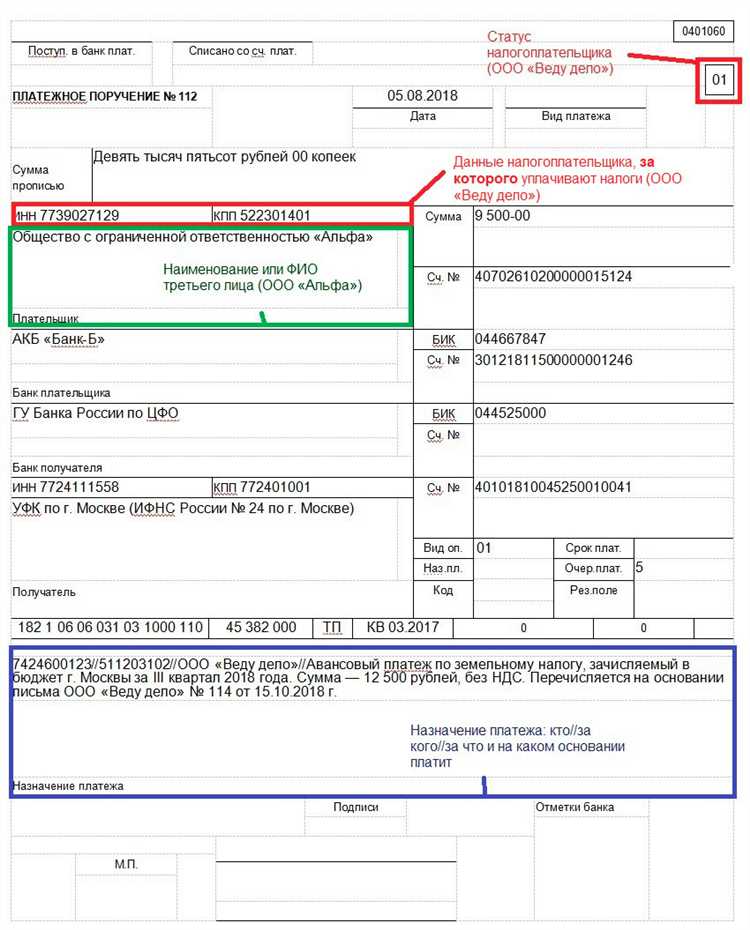Какие документы подтверждают уплату налогов