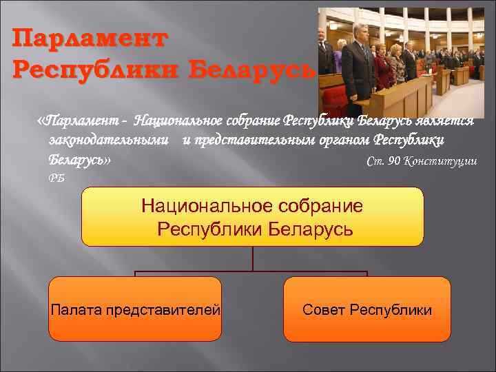 Определение представительного органа власти в государстве
