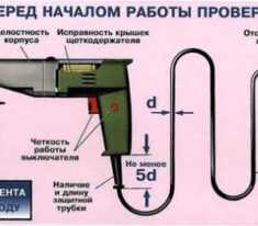 Определение класса электроинструмента без защитных средств