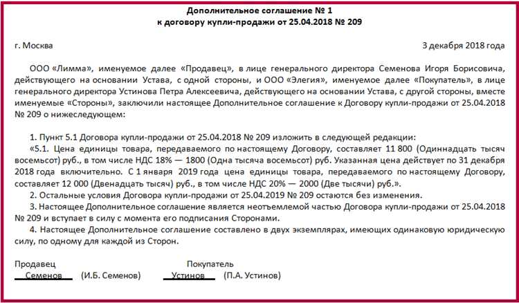 Указание НДС при установлении цены без налога