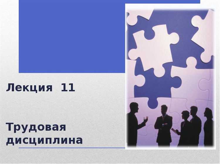 Ответственность за несоблюдение трудовой дисциплины согласно трудовому законодательству