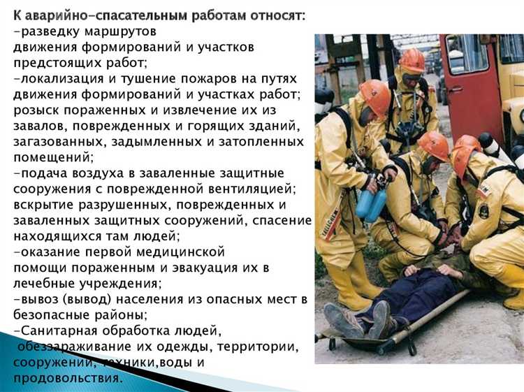 Аварийно-спасательные работы в условиях радиационного заражения