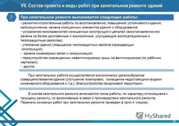 Что относится к капитальному ремонту Что относится к капитальному ремонту