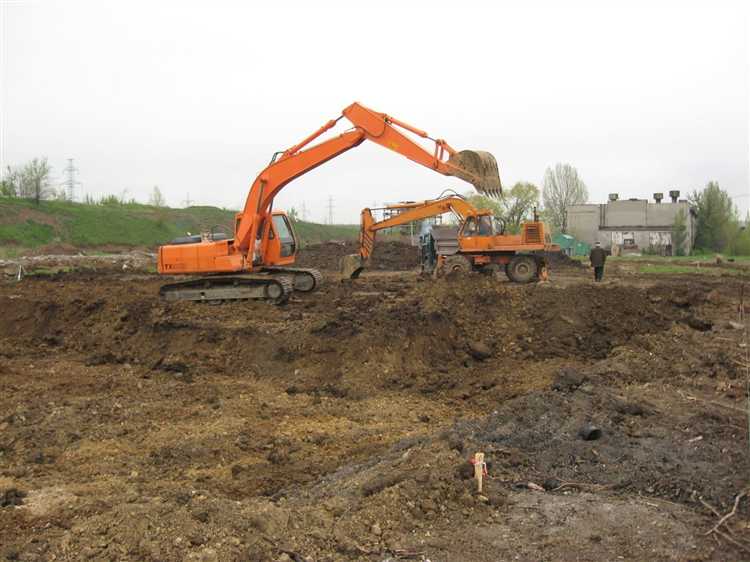 Перечень работ, относящихся к земляным