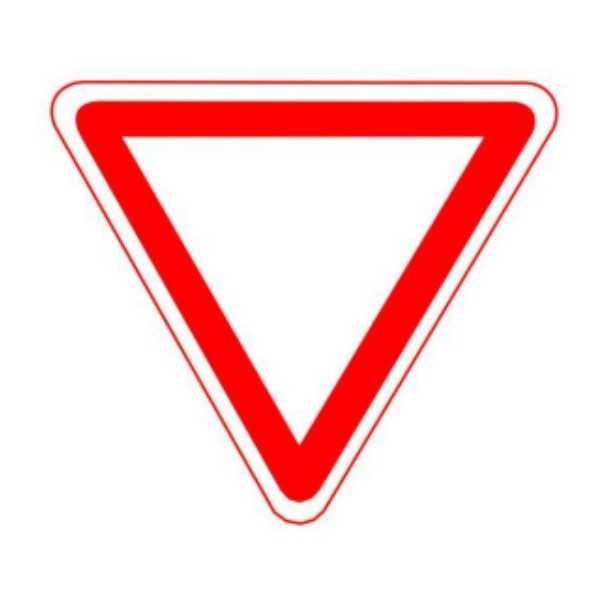 Уступка на перекрестках с разными типами регулирования