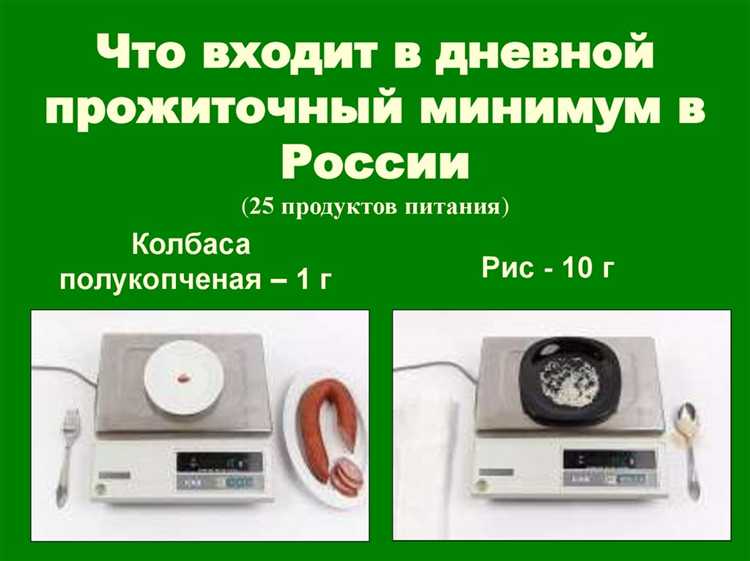 Что входит в прожиточный минимум