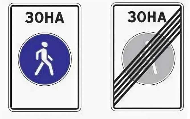Наказания за нарушение правил в зоне действия знака «Пешеходная зона»