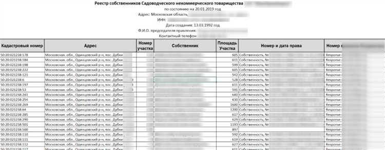 Влияние реестра на развитие инфраструктуры в СНТ