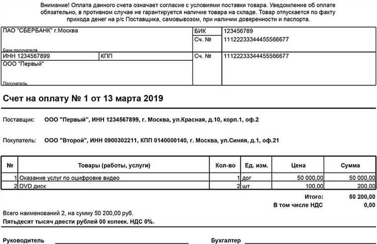 Нужно ли оформлять договор при выставлении счета