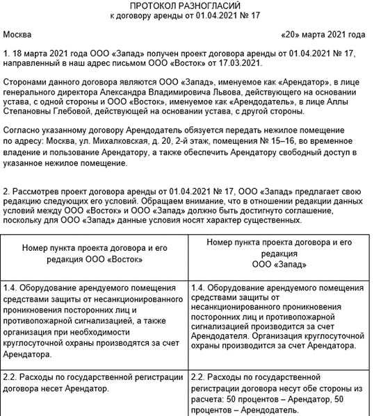 Порядок действий при отказе контрагента от подписания протокола