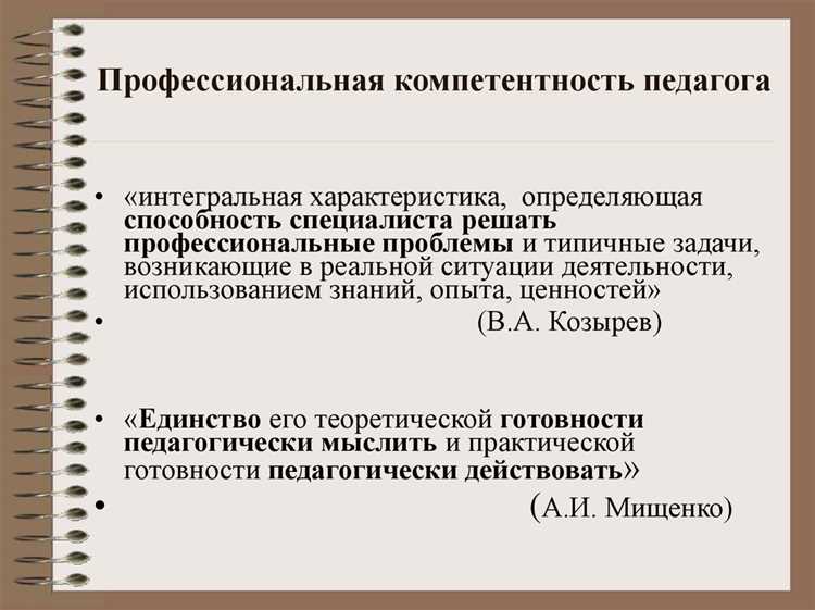 Минимальный уровень образования и профессиональной подготовки педагогов