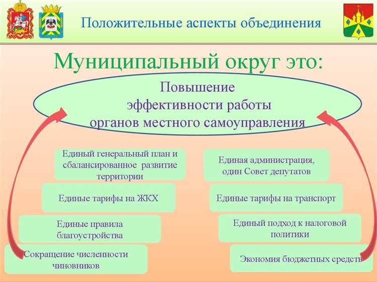 Влияние статуса округа на бюджет и местные налоги