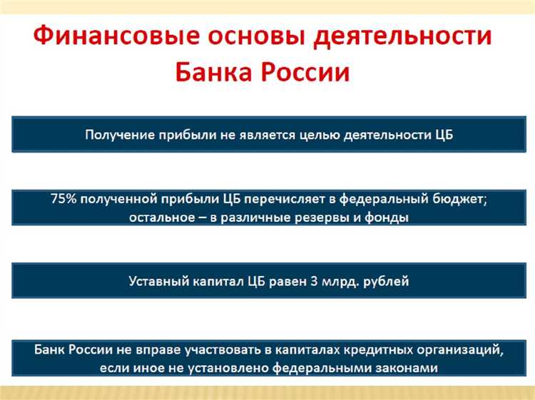 Полномочия Центробанка в сфере денежно-кредитной политики
