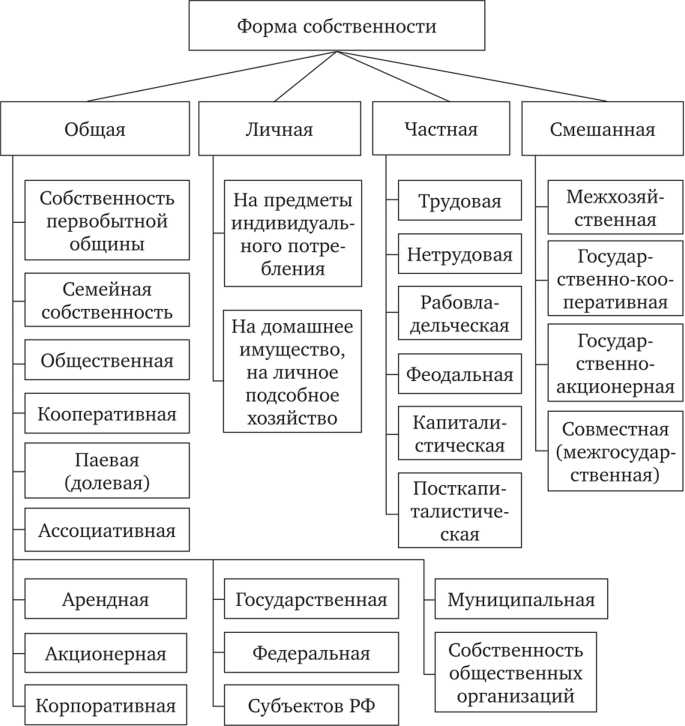 Влияние формы собственности на налогообложение организации