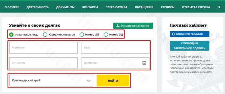 Можно ли отследить статус долга по идентификатору
